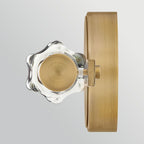 Hinkley Georgette Small LED Bathroom Wall Light in Lacquered Brass