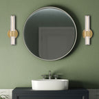 Hinkley Georgette Small LED Bathroom Wall Light in Lacquered Brass