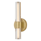 Hinkley Georgette Small LED Bathroom Wall Light in Lacquered Brass