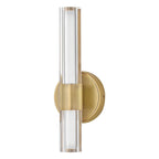 Hinkley Georgette Small LED Bathroom Wall Light in Lacquered Brass