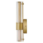 Hinkley Georgette Small LED Bathroom Wall Light in Lacquered Brass