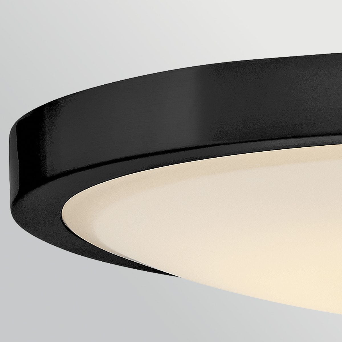 Hinkley Kieran LED Semi-Flush in Black & Brass