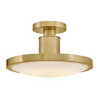 Hinkley Kieran LED Semi-Flush in Lacquered Brass