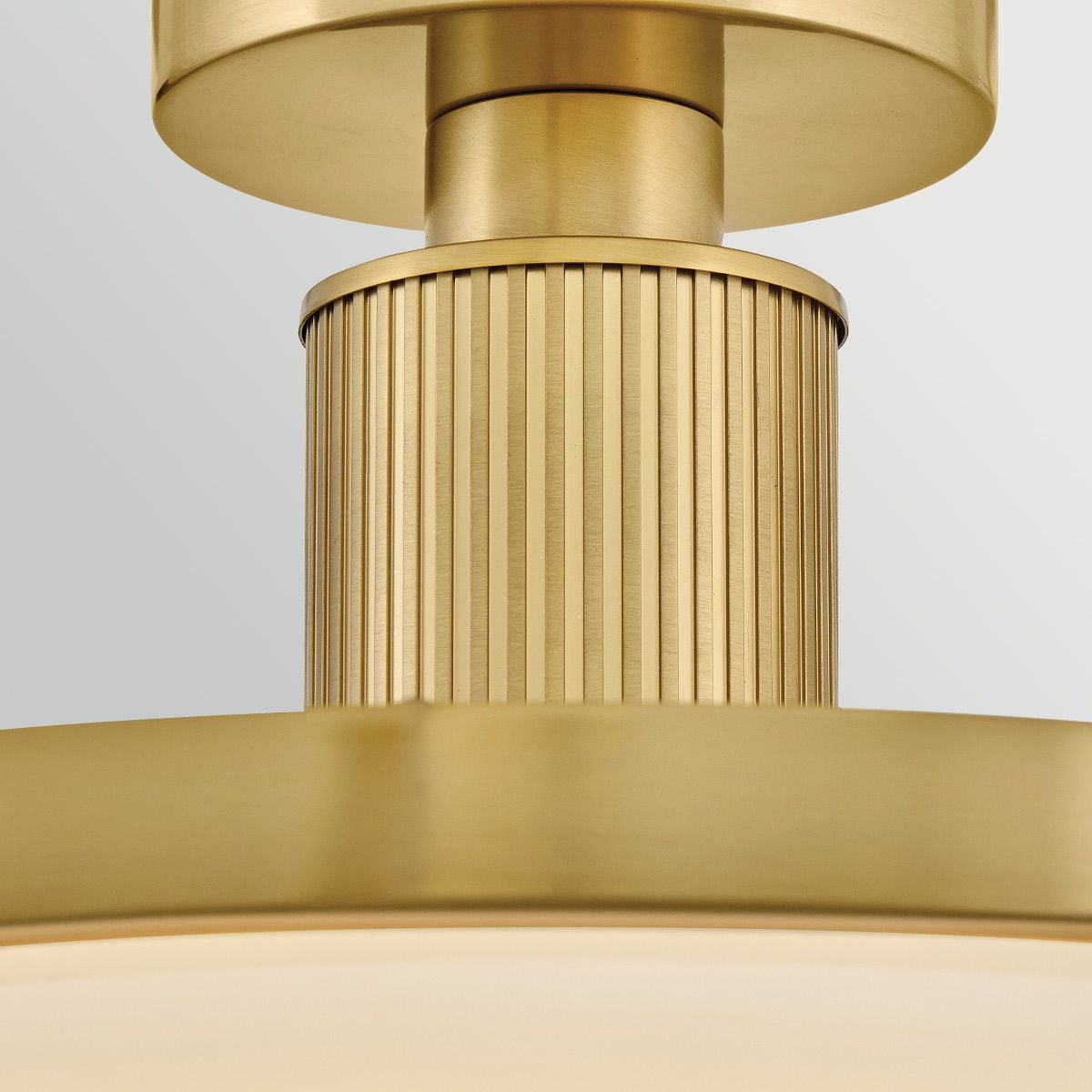 Hinkley Kieran LED Semi-Flush in Lacquered Brass