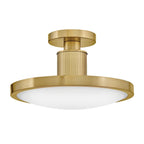 Hinkley Kieran LED Semi-Flush in Lacquered Brass