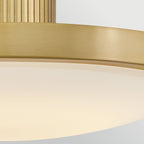 Hinkley Kieran LED Semi-Flush in Lacquered Brass