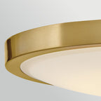 Hinkley Kieran LED Semi-Flush in Lacquered Brass