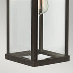 Hinkley Manhattan Large Outdoor Wall Lantern in Oil Rubbed Bronze