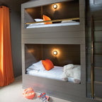 Hinkley Mercer Small Wall Light in Heritage Brass