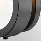 Hinkley Mercer Small Wall Light in Matte Black