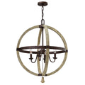 Hinkley Middlefield 4 Light Circular Chandelier in Iron Rust