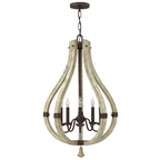 Hinkley Middlefield 5 Light Chandelier in Iron Rust