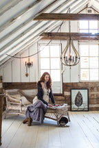 Hinkley Middlefield 5 Light Chandelier in Iron Rust