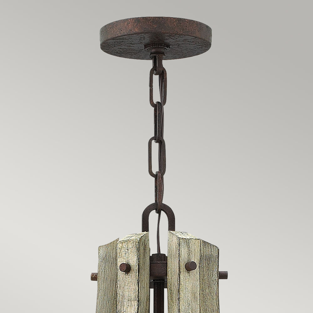 Hinkley Middlefield 6 Light Chandelier in Iron Rust