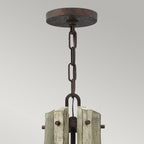 Hinkley Middlefield 6 Light Chandelier in Iron Rust