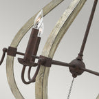 Hinkley Middlefield 6 Light Chandelier in Iron Rust