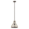 Hinkley Middlefield Mini 1 Light Pendant Light in Iron Rust