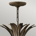 Hinkley Plantation 4 Light Pendant Light in Pearl Bronze