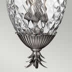 Hinkley Plantation 4 Light Pendant Light in Polished Antique Nickel