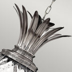 Hinkley Plantation 4 Light Pendant Light in Polished Antique Nickel