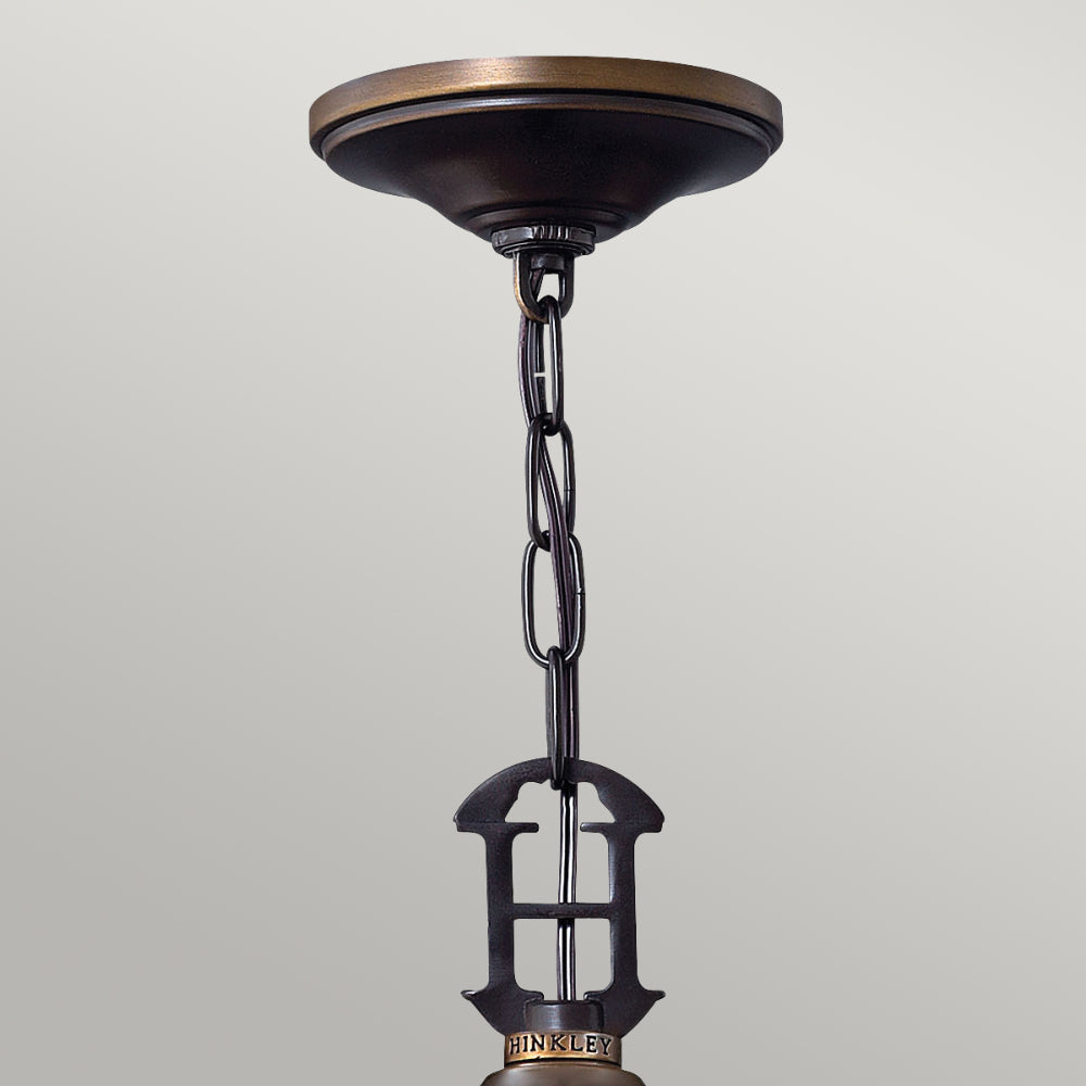 Hinkley Plymouth 4 Light Pendant Light in Olde Bronze