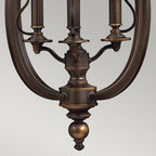 Hinkley Plymouth 4 Light Pendant Light in Olde Bronze