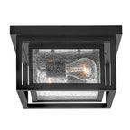 Hinkley Republic 2 Light Small Outdoor Flush Lantern in Black