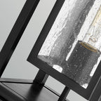 Hinkley Republic Medium Outdoor Pedestal Lantern in Black