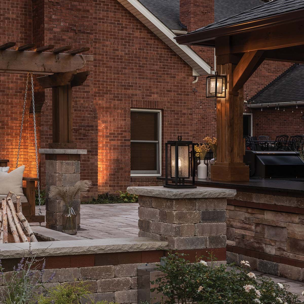 Hinkley Republic Small Outdoor Lantern in Black