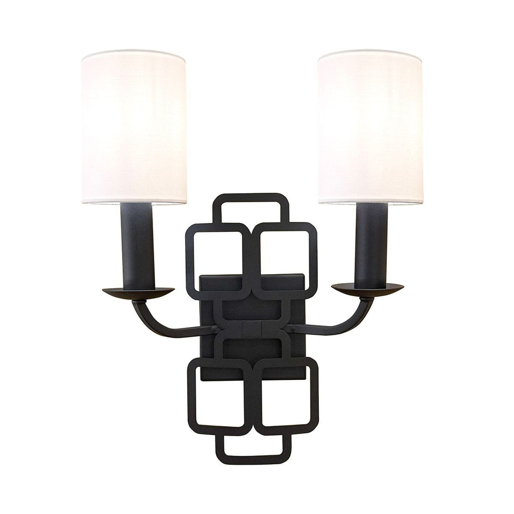 Hinkley Sabina 2 Light Wall Light in Black