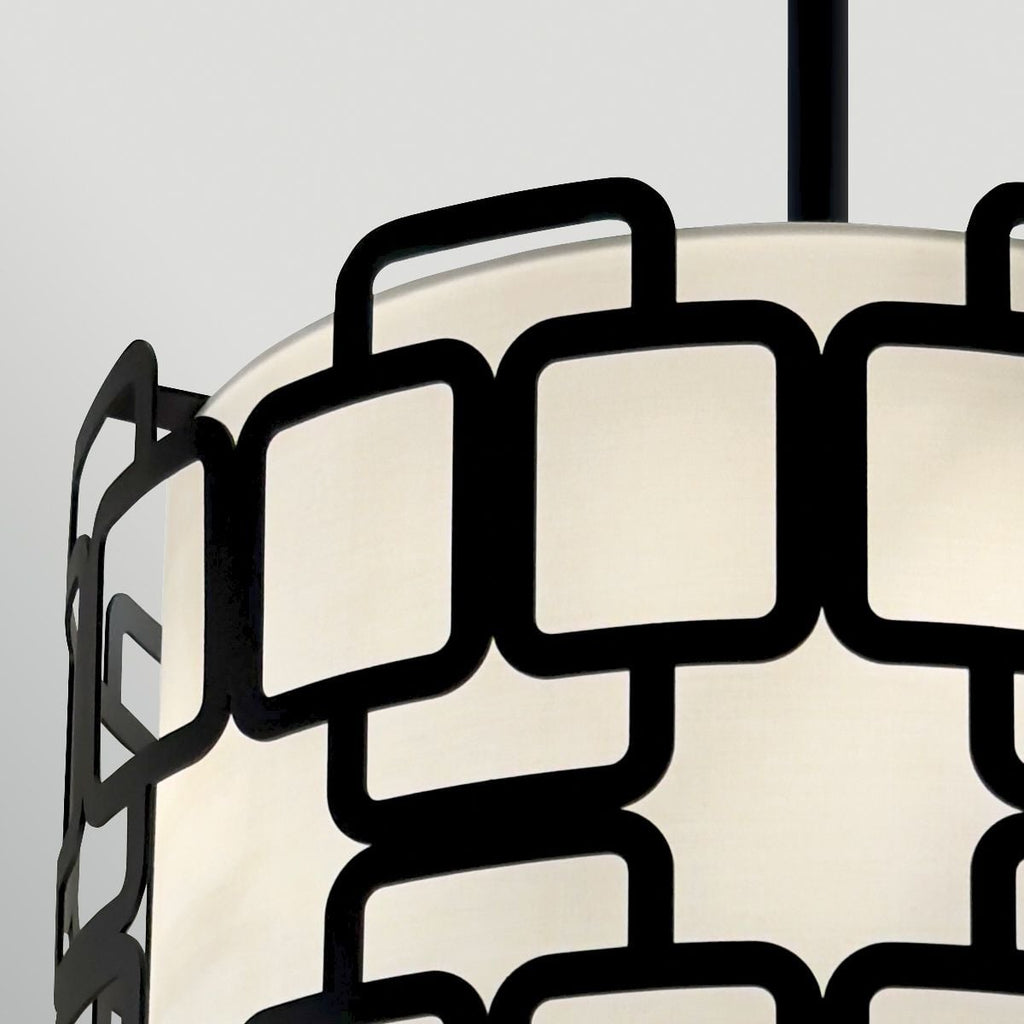 Hinkley Sabina 3 Light Pendant in Black