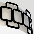 Hinkley Sabina 4 Light Large Flush in Black