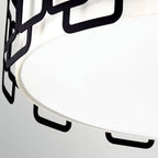 Hinkley Sabina 4 Light Large Flush in Black
