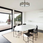 Hinkley Sabina 4 Light Pendant in Black