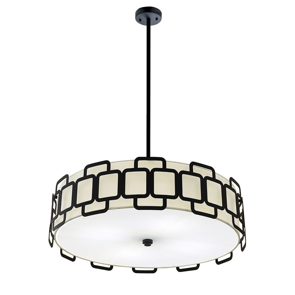 Hinkley Sabina 4 Light Pendant in Black