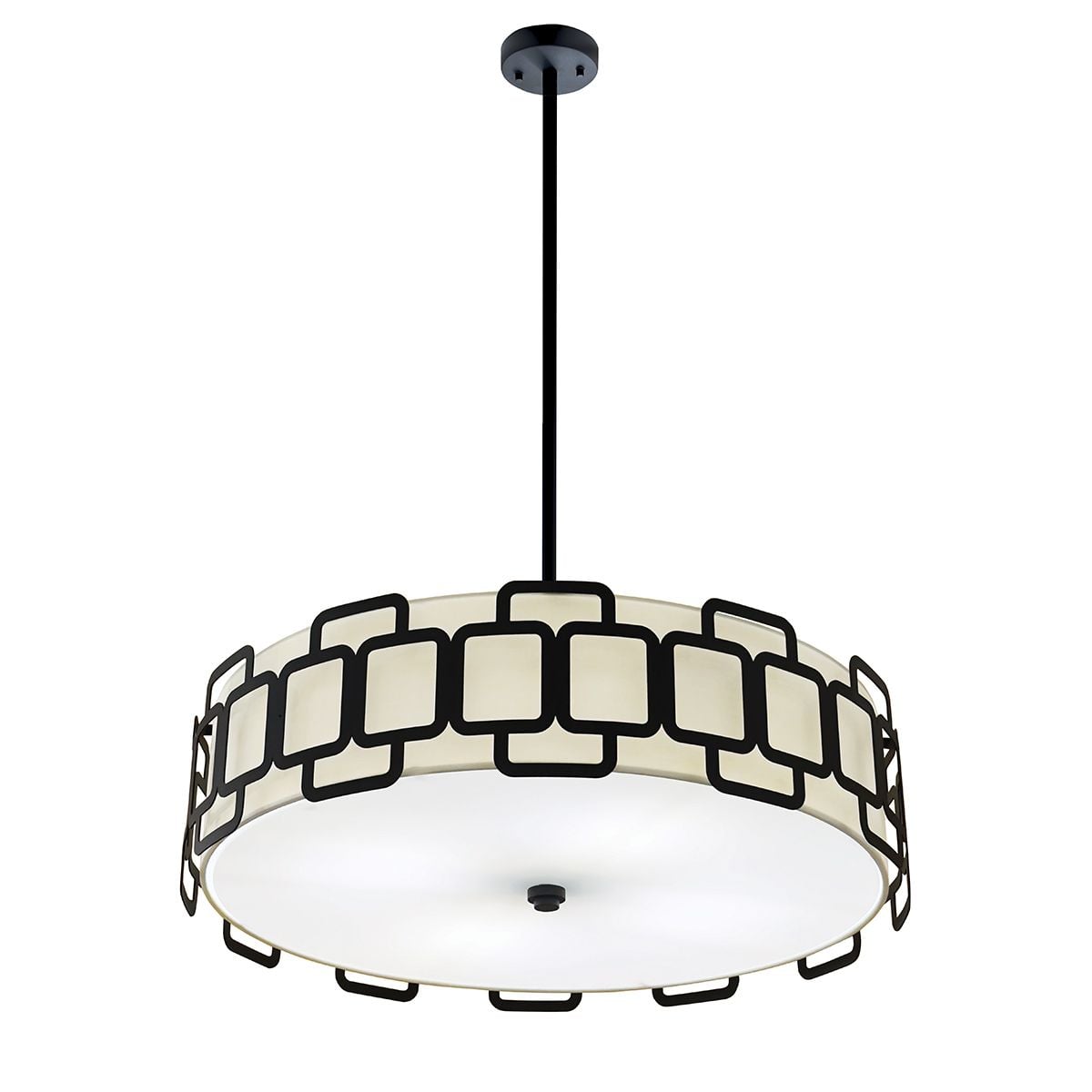 Hinkley Sabina 4 Light Pendant in Black