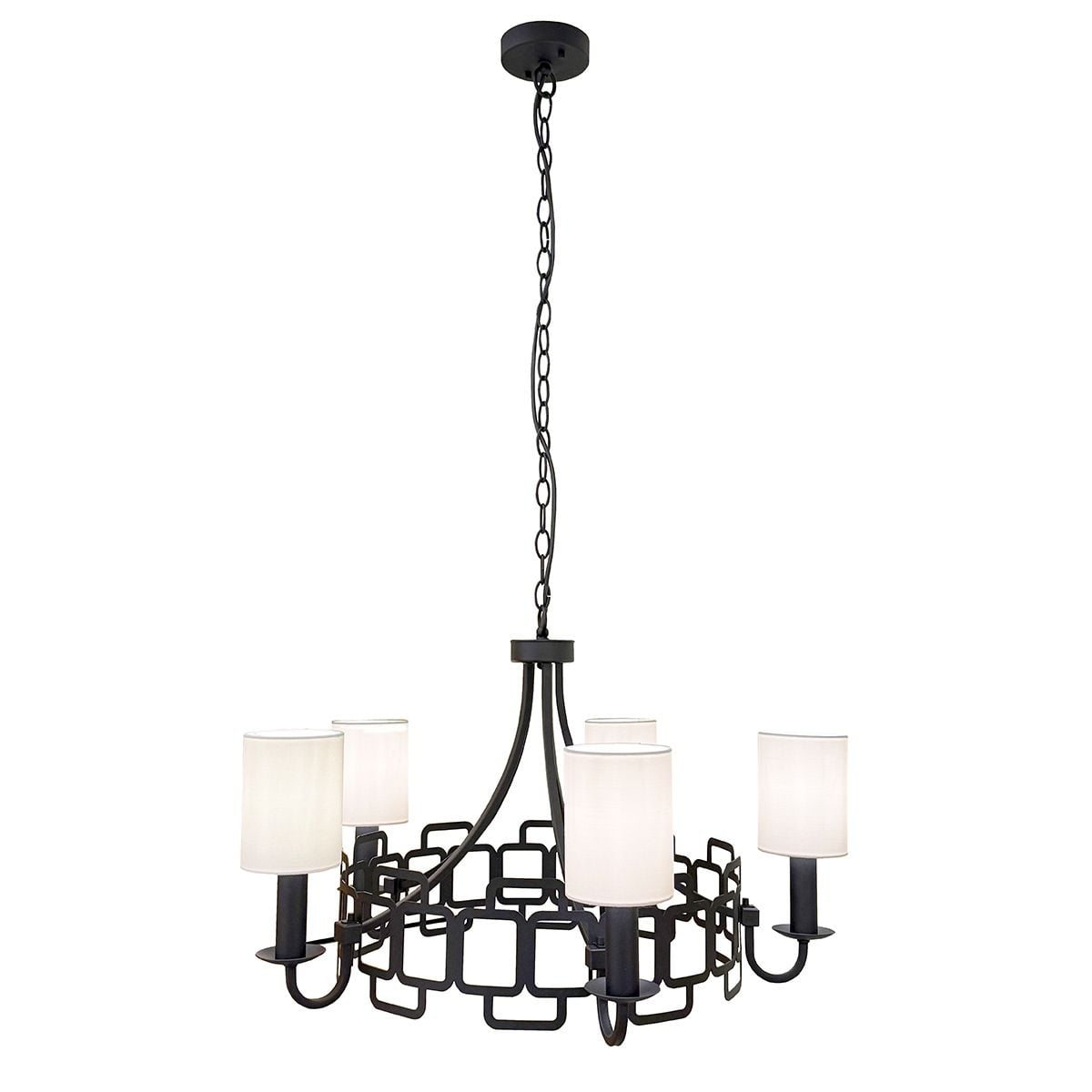 Hinkley Sabina 5 Light Chandelier in Black