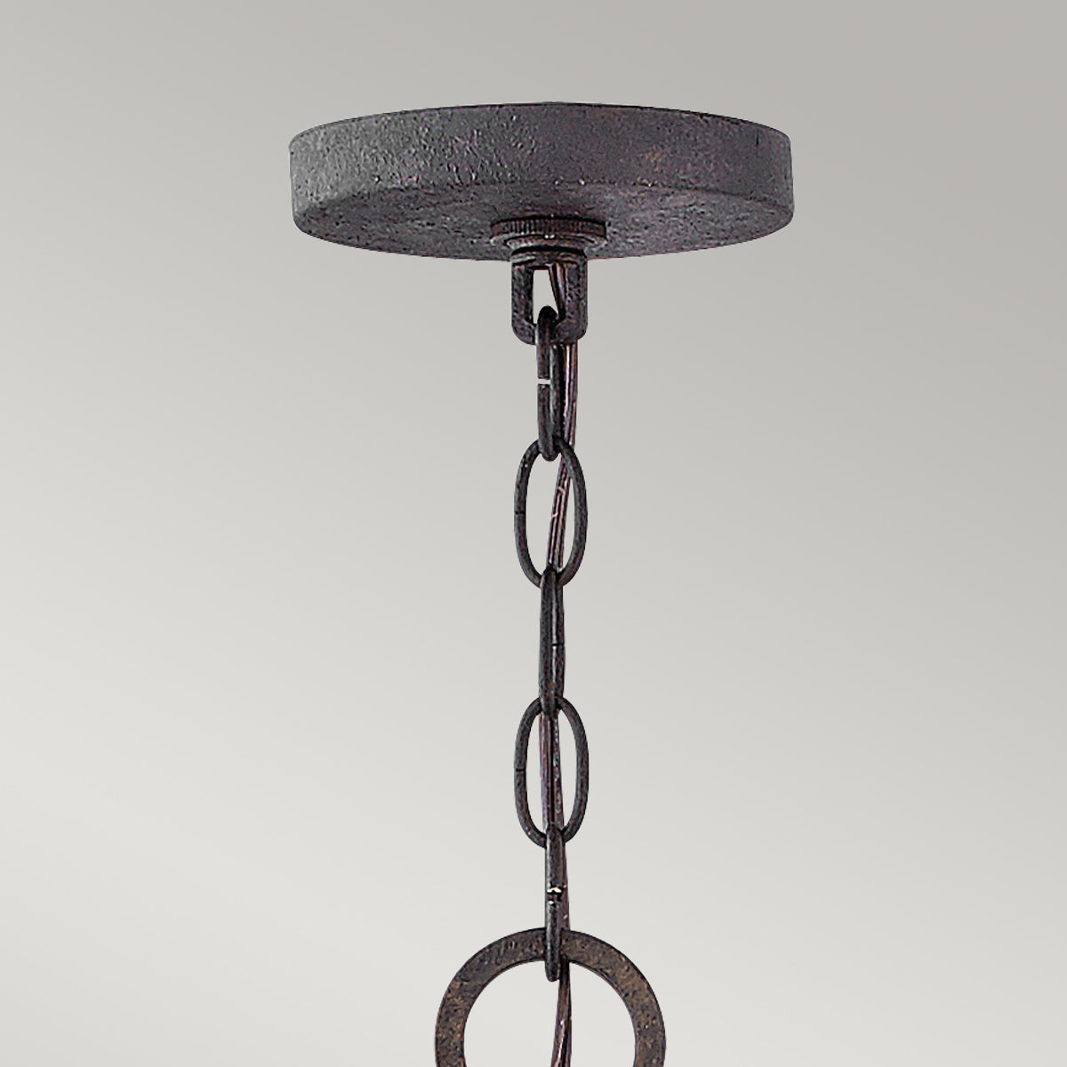 Hinkley Sawyer Exterior 9 Light Chandelier Sequoia Wood Effect with Rust Iron Accents