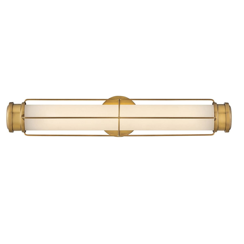 Hinkley Saylor Medium LED Bathroom Wall Light in Heritage Brass