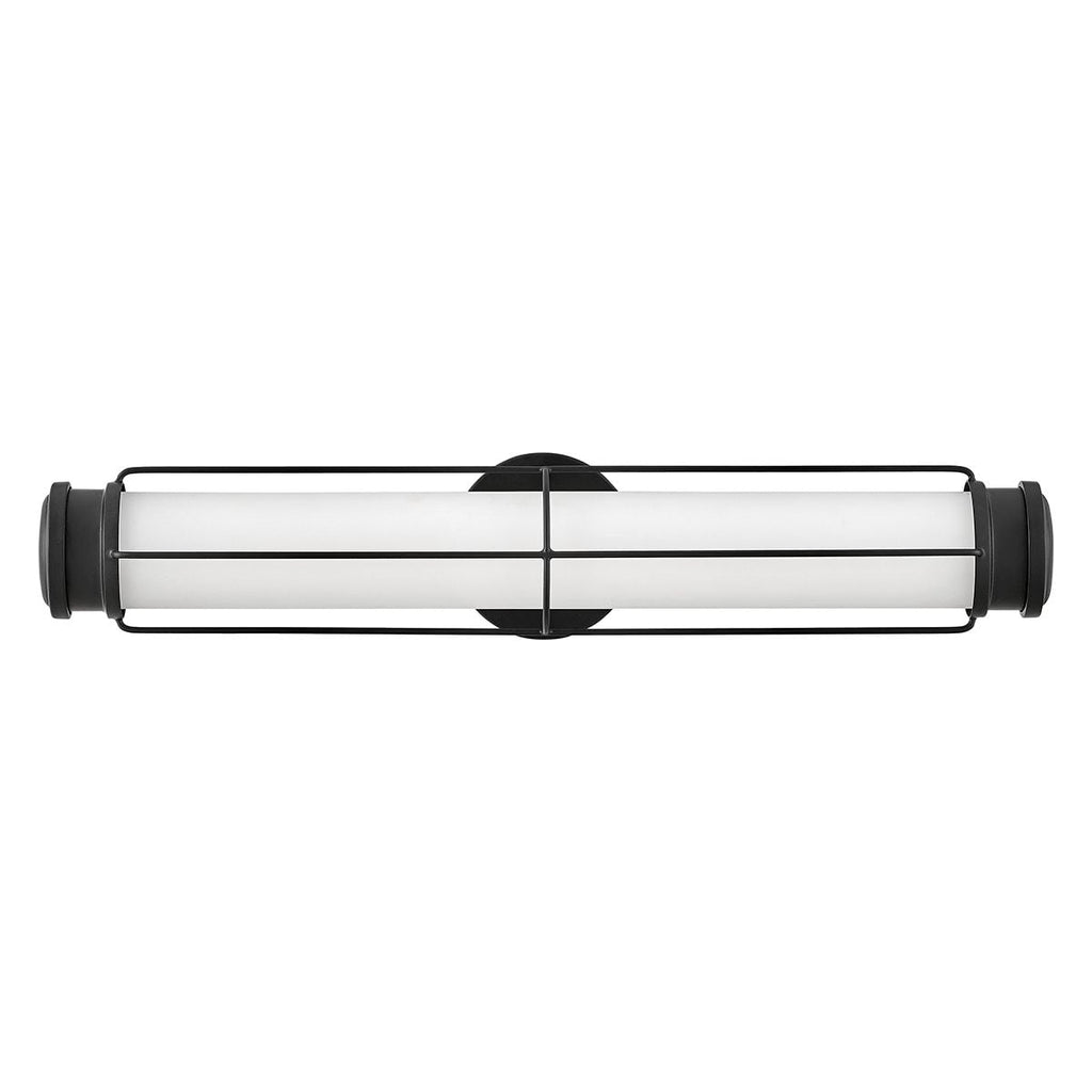 Hinkley Saylor Medium LED Bathroom Wall Light in Matte Black