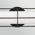 Hinkley Saylor Medium LED Bathroom Wall Light in Matte Black