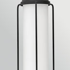 Hinkley Saylor Medium LED Bathroom Wall Light in Matte Black