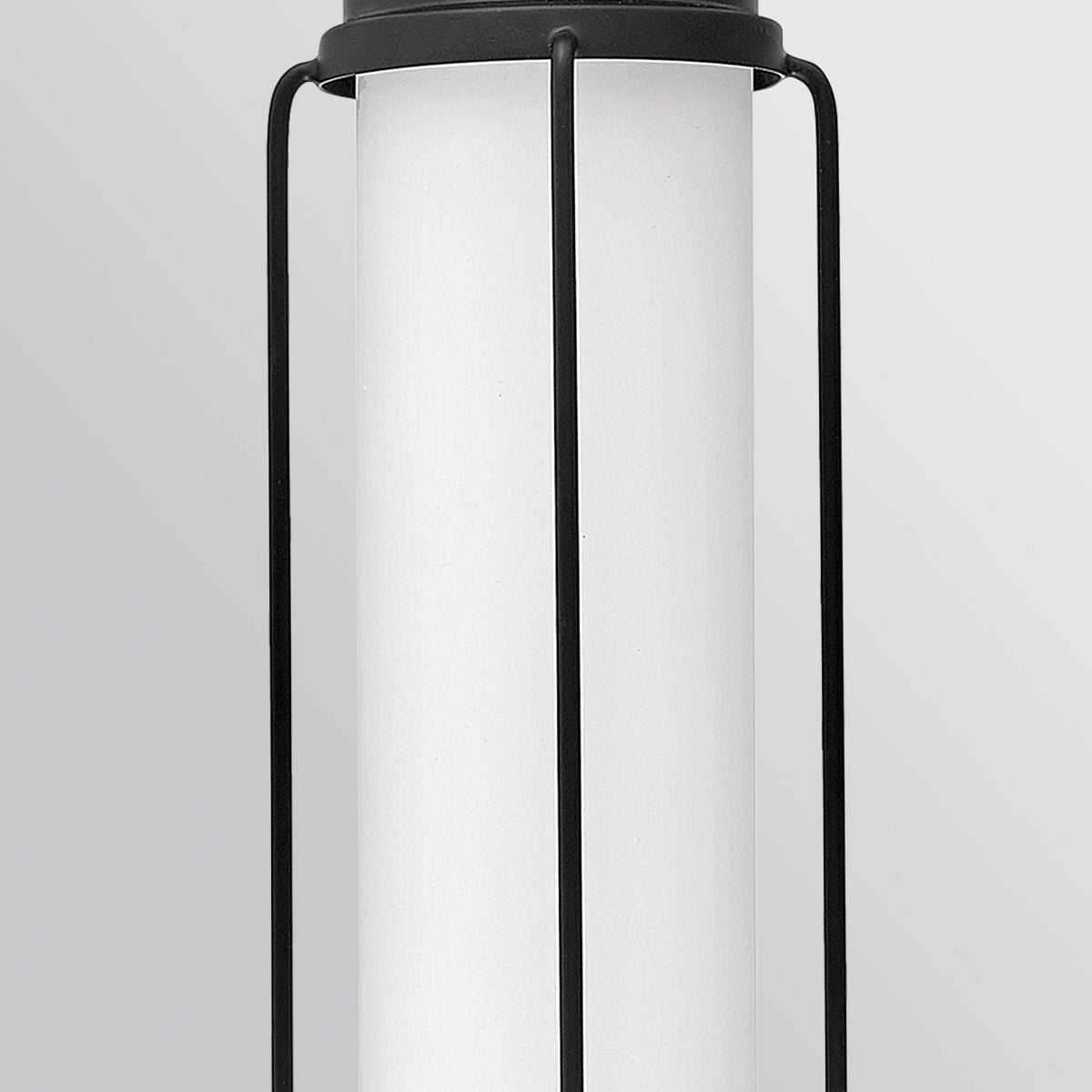 Hinkley Saylor Medium LED Bathroom Wall Light in Matte Black