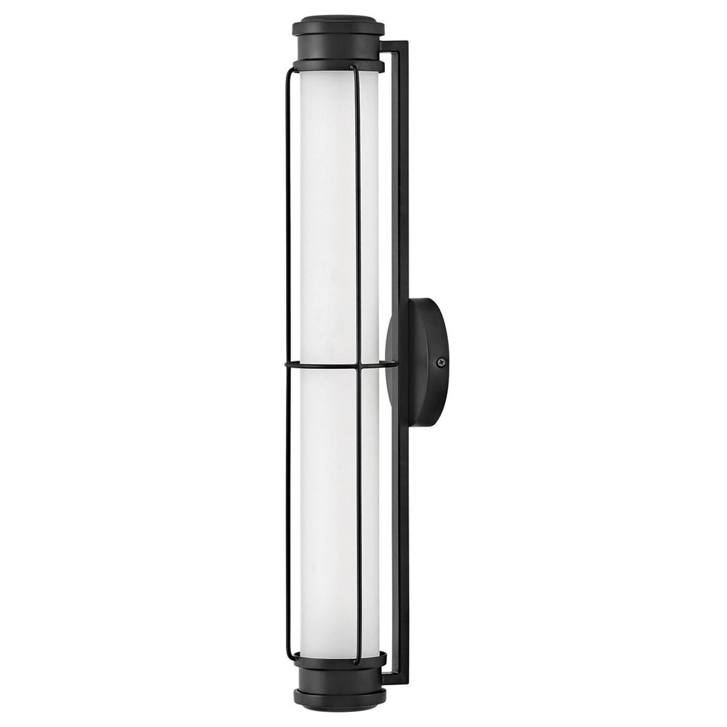 Hinkley Saylor Medium LED Bathroom Wall Light in Matte Black