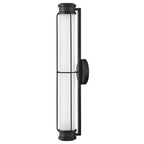 Hinkley Saylor Medium LED Bathroom Wall Light in Matte Black