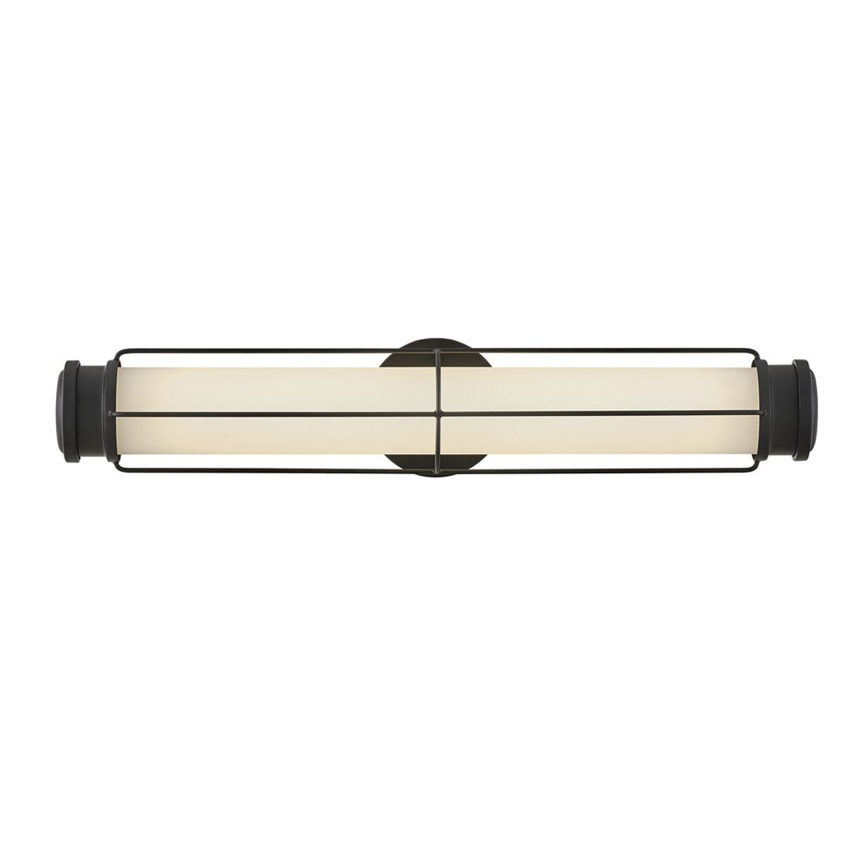 Hinkley Saylor Medium LED Bathroom Wall Light in Matte Black