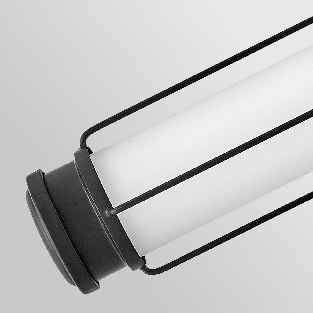Hinkley Saylor Medium LED Bathroom Wall Light in Matte Black