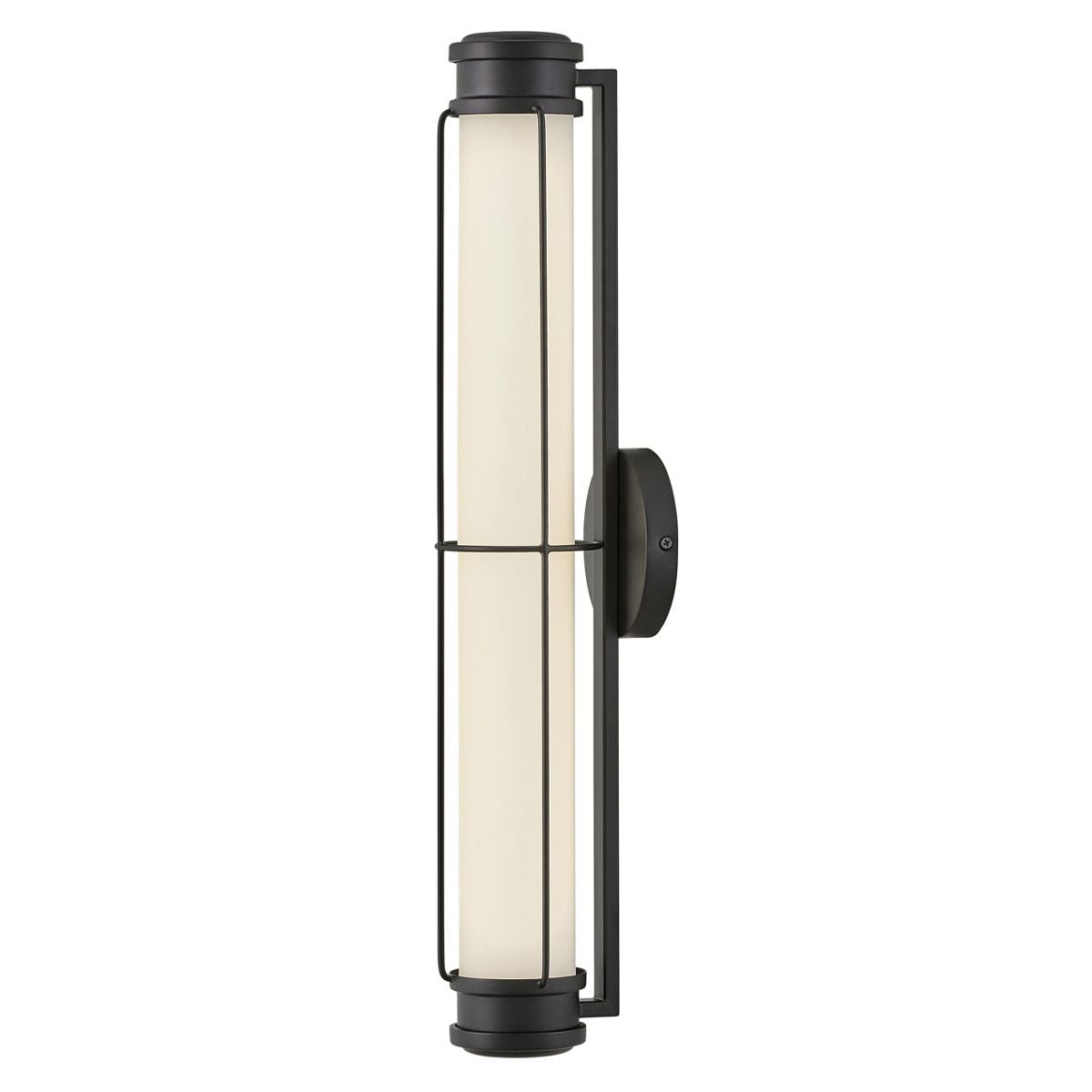 Hinkley Saylor Medium LED Bathroom Wall Light in Matte Black