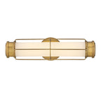 Hinkley Saylor Small LED Bathroom Wall Light in Heritage Brass