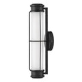 Hinkley Saylor Small LED Bathroom Wall Light in Matte Black